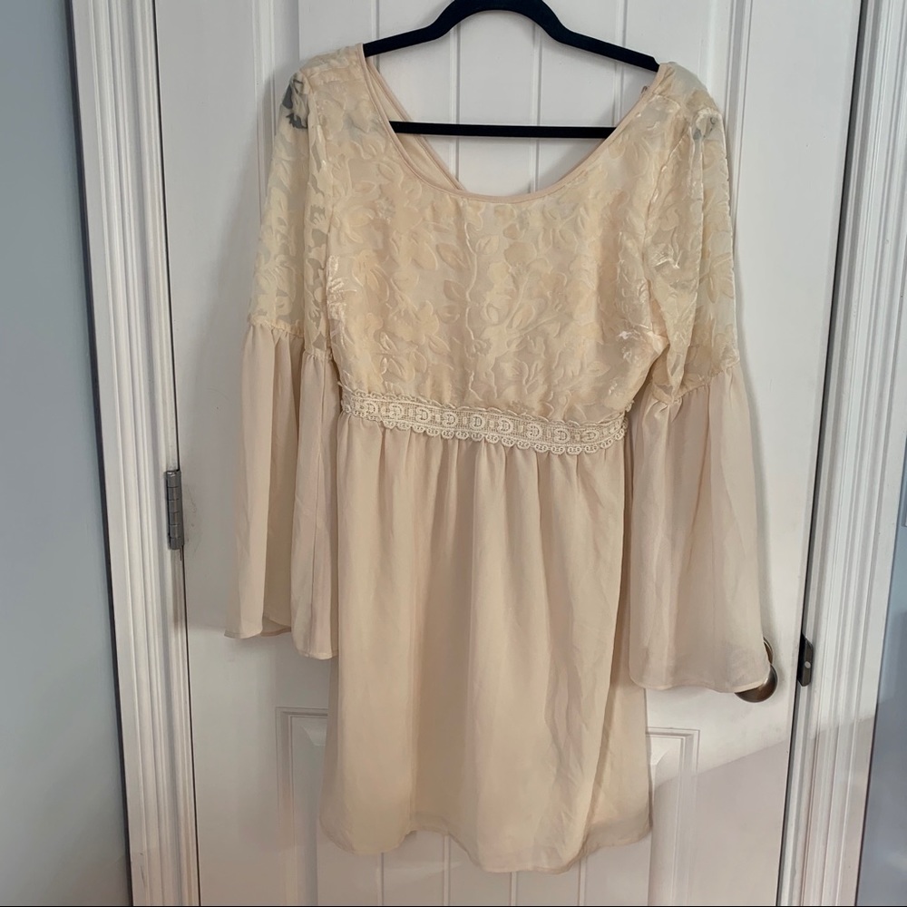 Anthropologie Flying Tomato babydoll dress.